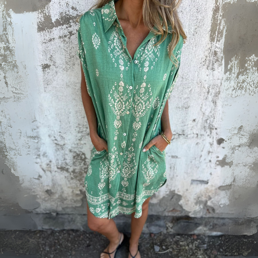 Anna™ | Elegant dress with print
