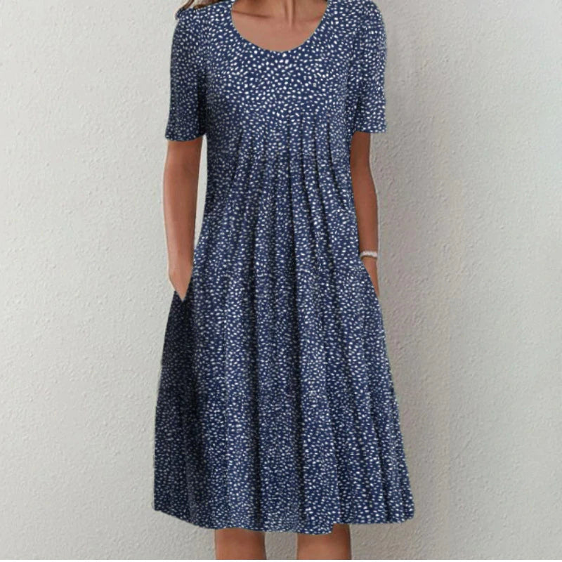 Sarah | Casual Midi Dress with Pockets
