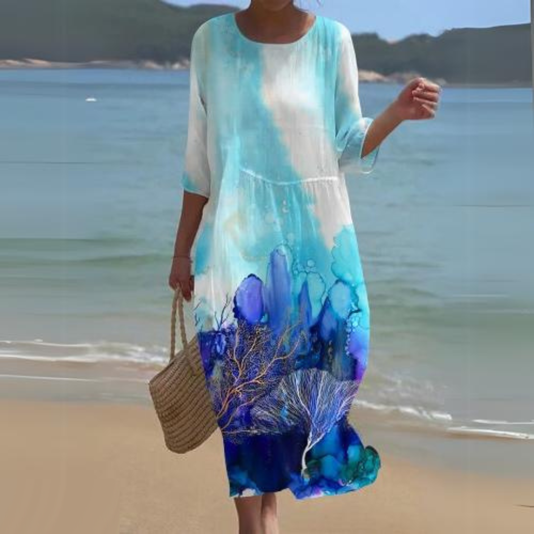 Riley | Elegant Floral Summer Dress