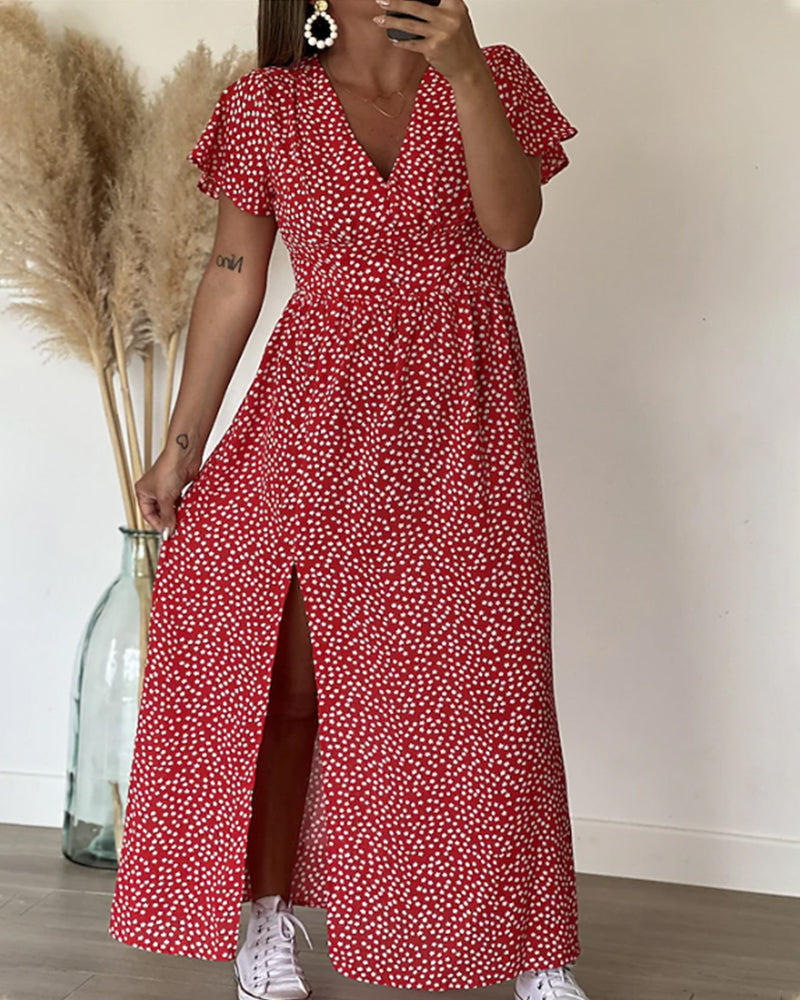 Sarah™ | Elegante Maxi-jurk met V-hals