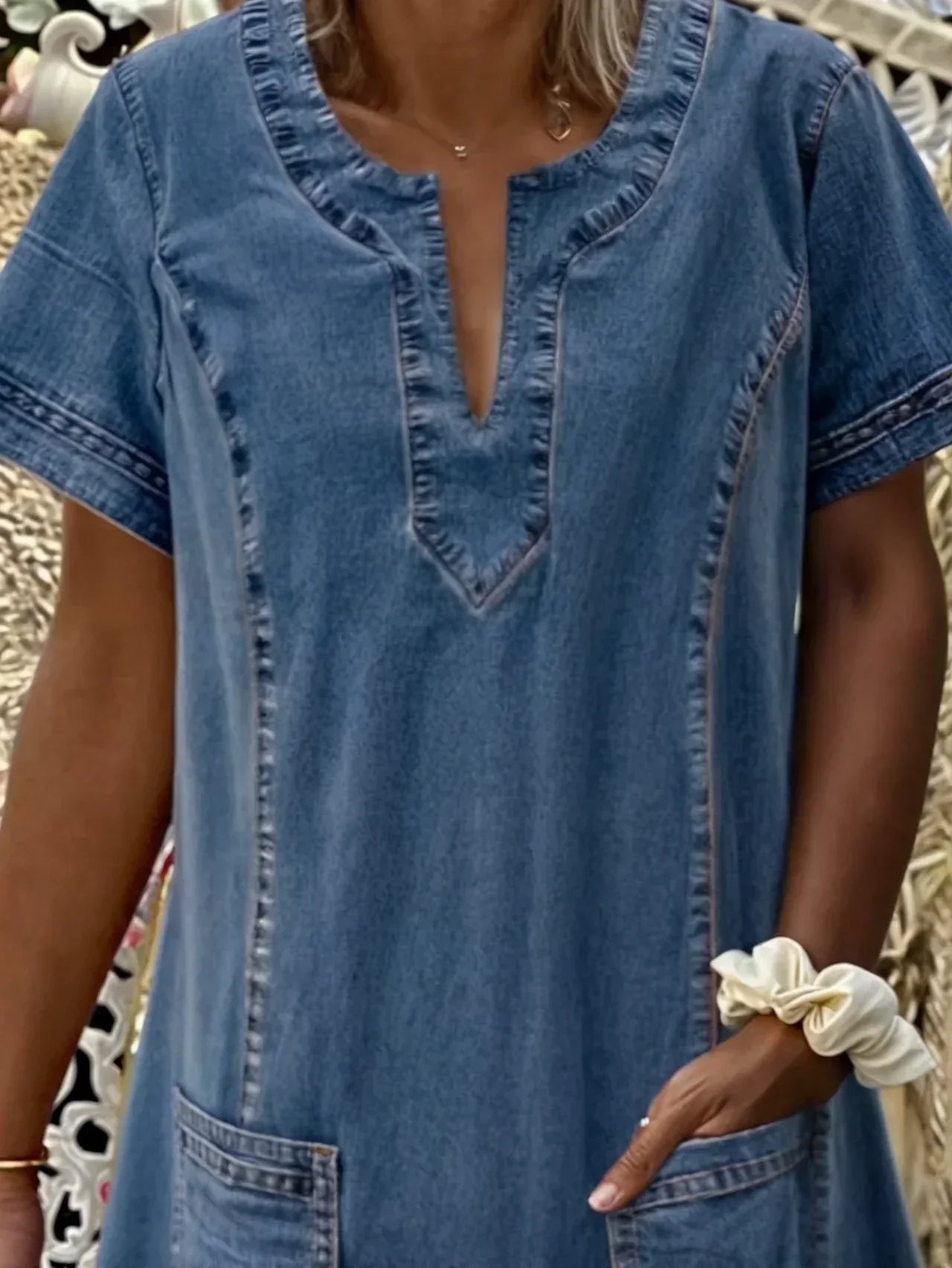 Sofia | Casual Relaxed Pocket Dress
