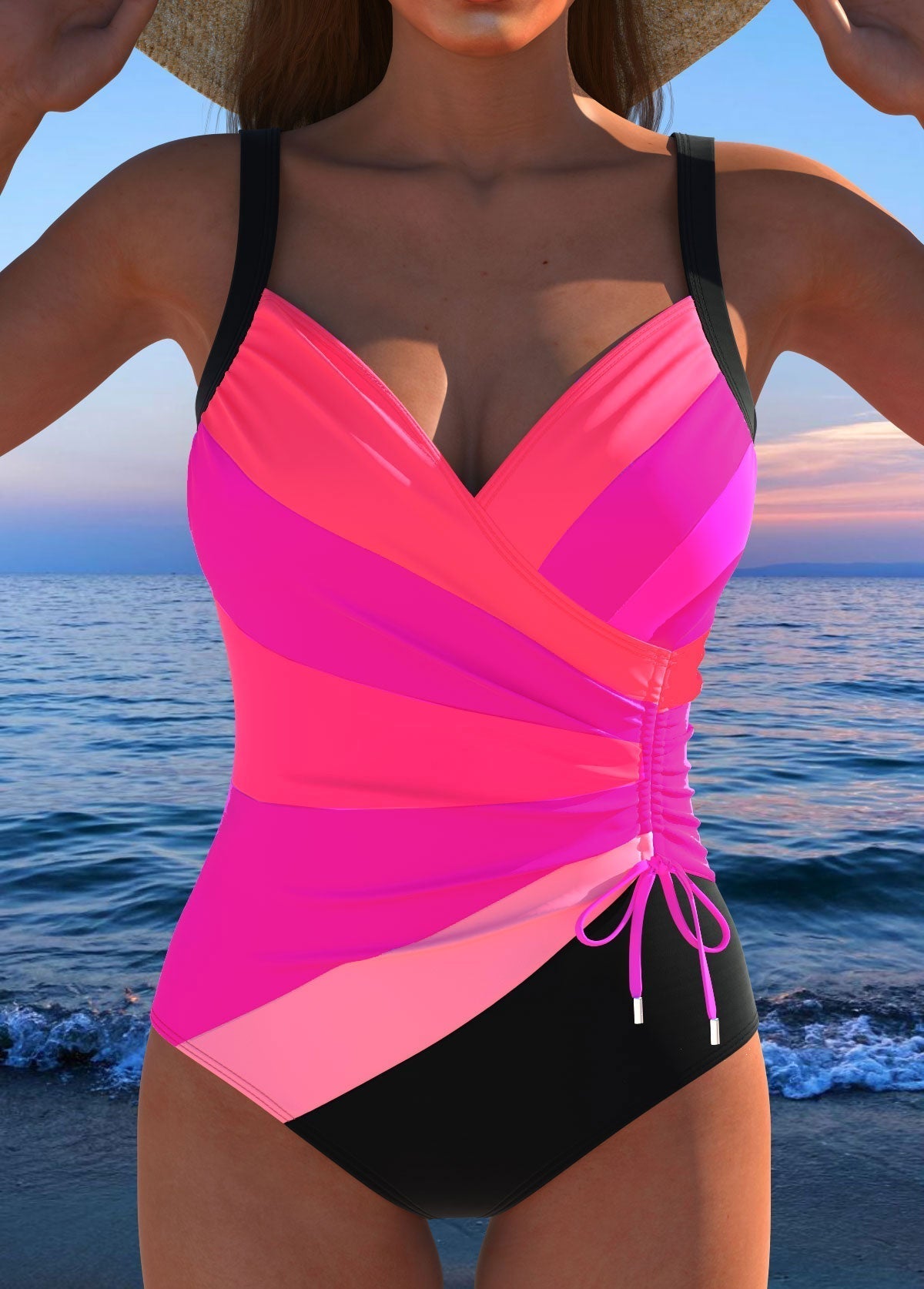 Eliza | Stylish Ruched One-Piece Swimsuit