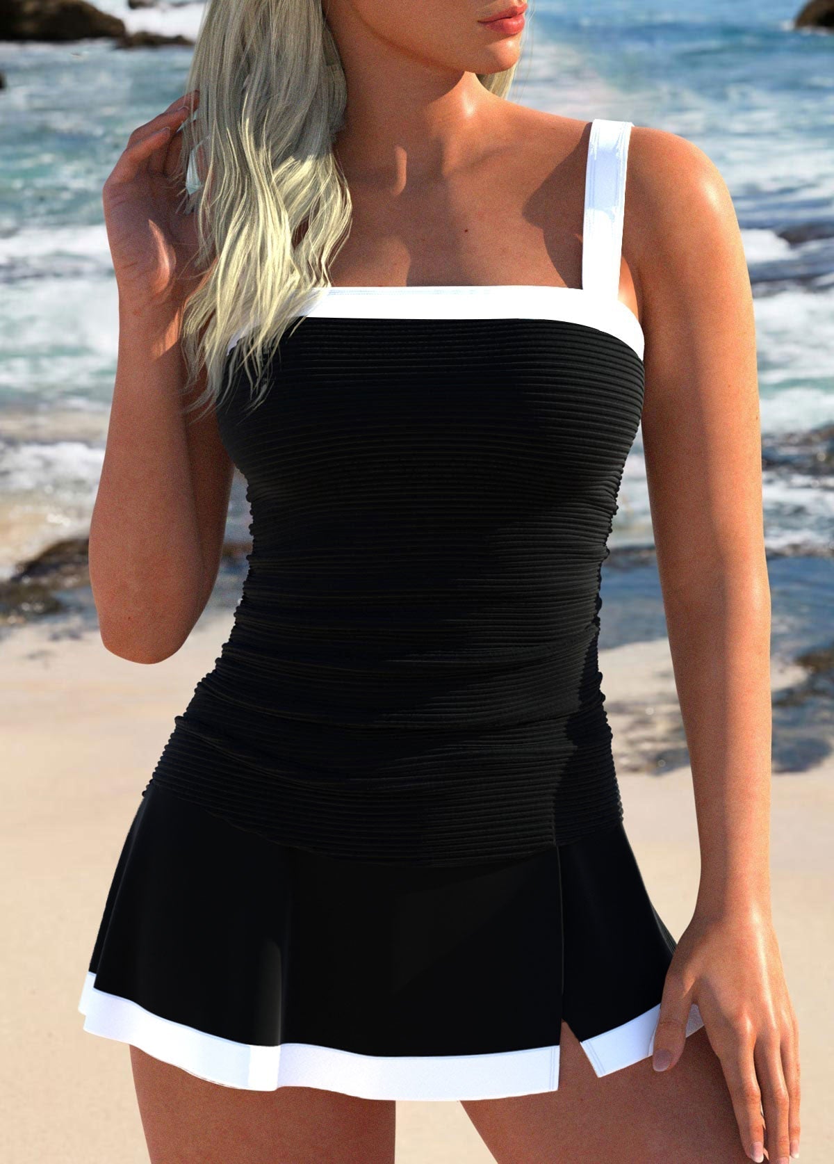 Elizabeth | Elegant Classic Swim Dress