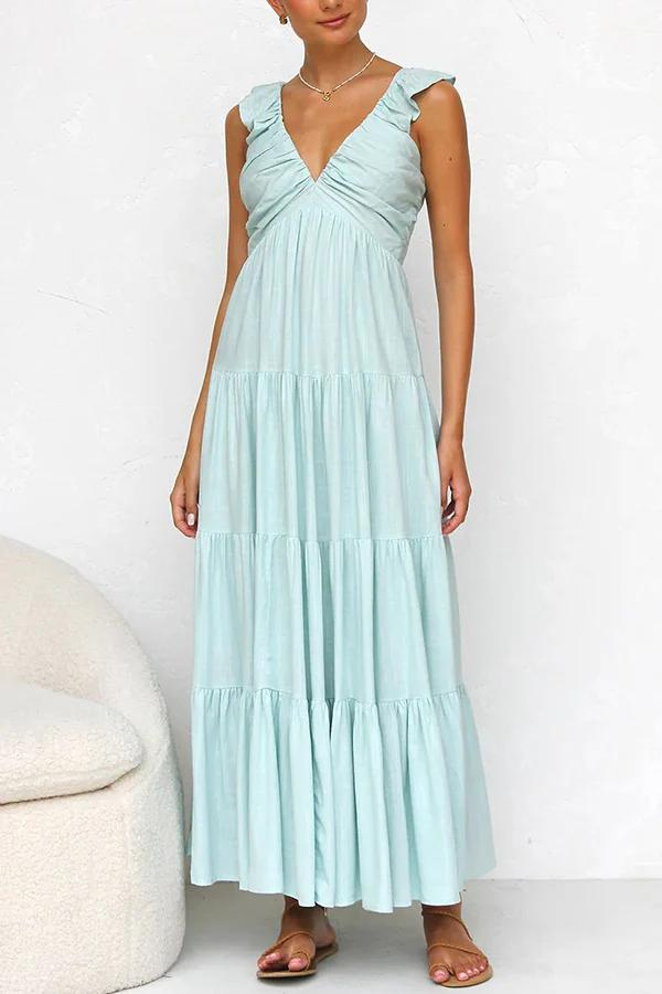 Janine™ | Elegante jurk met V-hals