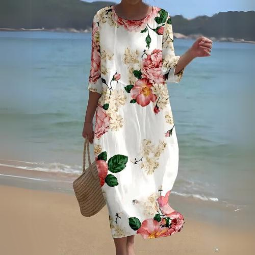Riley | Elegant Floral Summer Dress