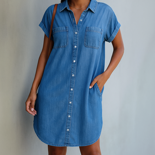Sandra™ | Denim Blouse