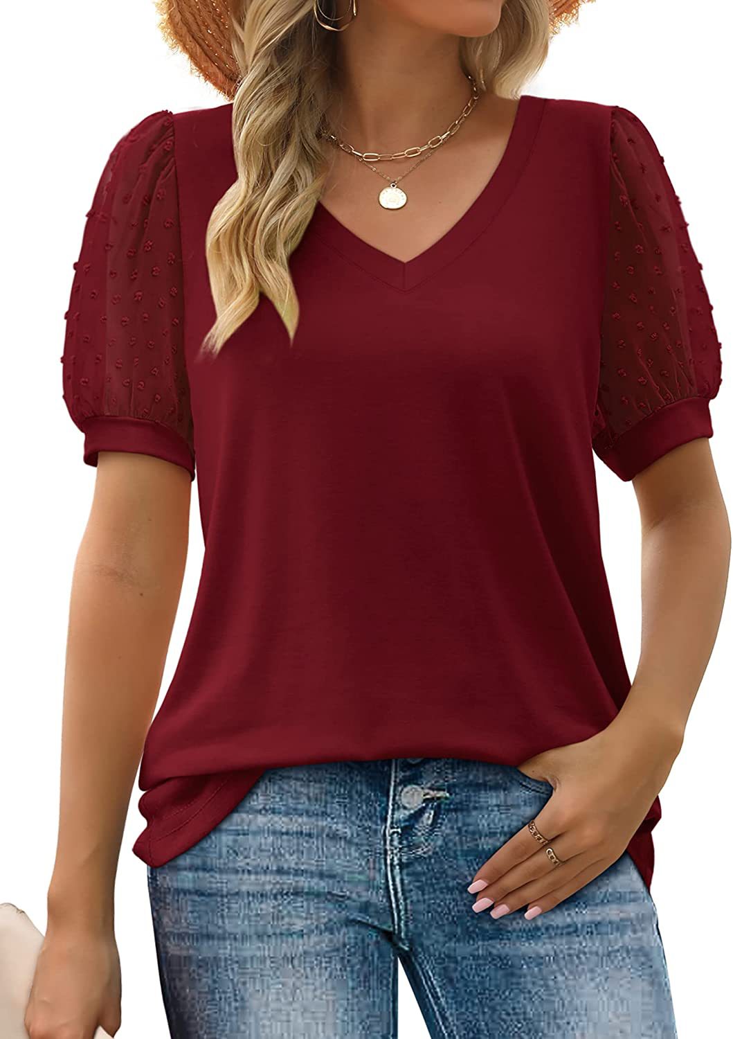 Jessica™ | Elegante top met V-hals
