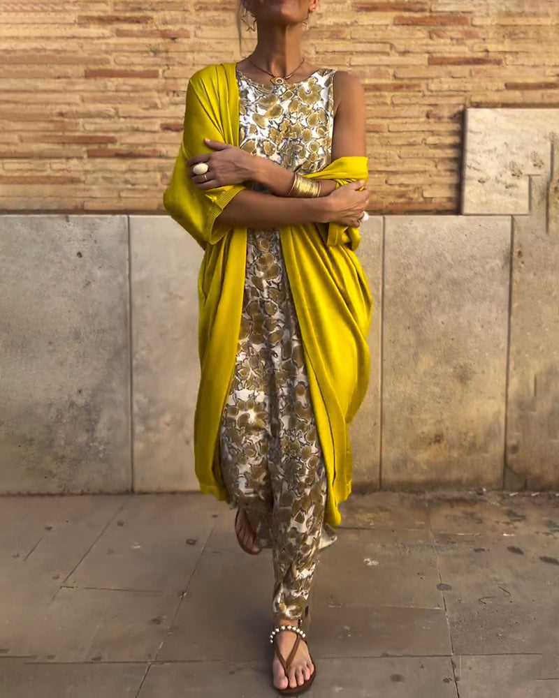 Lois | Relaxed Patterned Jumpsuit Set