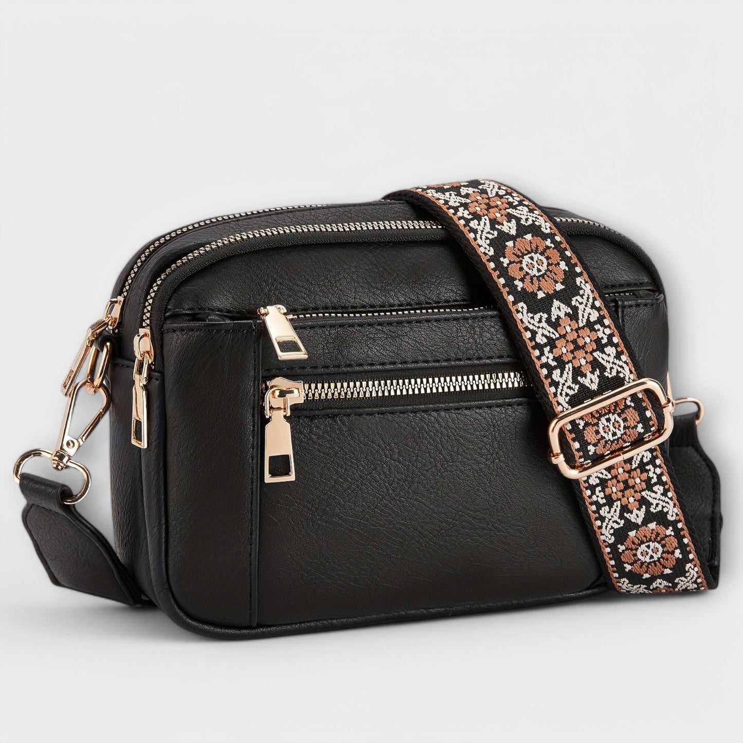 Dakota | Trendy Floral Strap Crossbody Bag