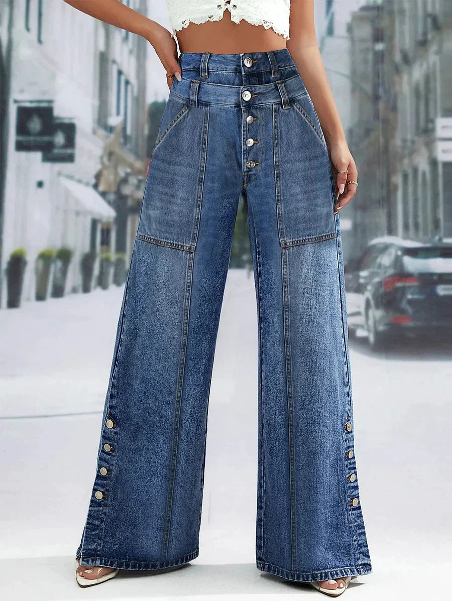Anna | High-Waist Wide-Leg Jeans