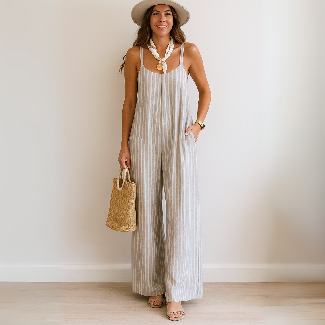 Nicole™ | Casual Gestreepte Jumpsuit