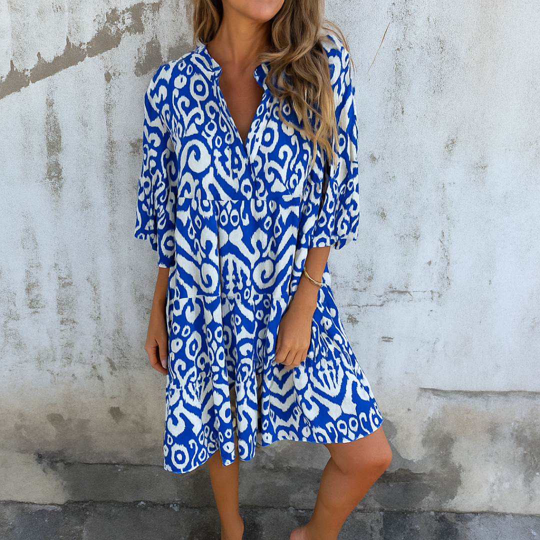 Margriet™ | Elegante jurk met V-hals