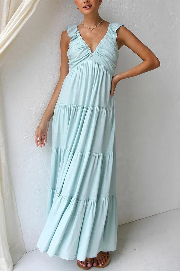 Janine™ | Elegante jurk met V-hals