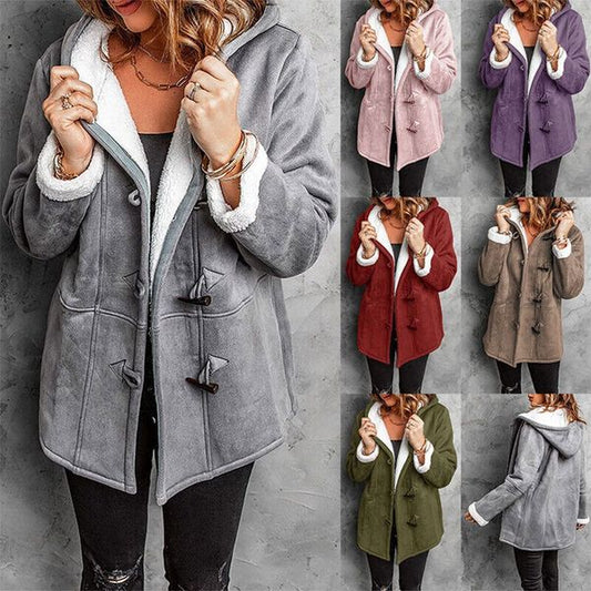 Warm and stylish hooded jacket