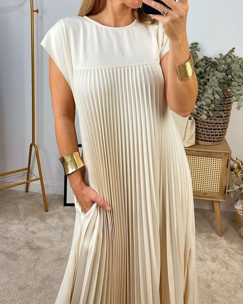 Joyce™ | Elegant Geplooide Jurk