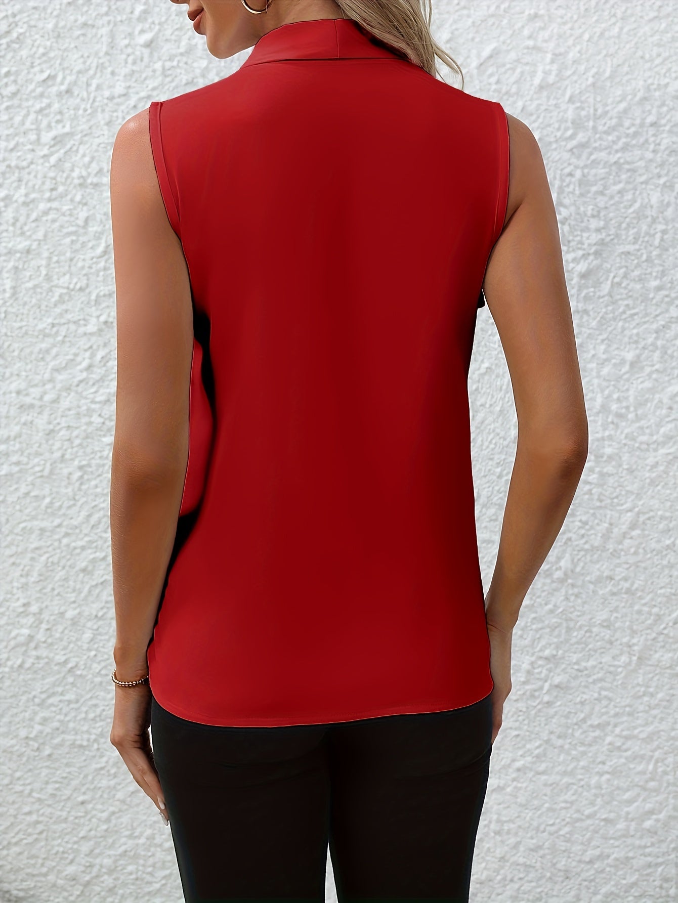 Annabel™ | Mouwloze V-Hals Blouse