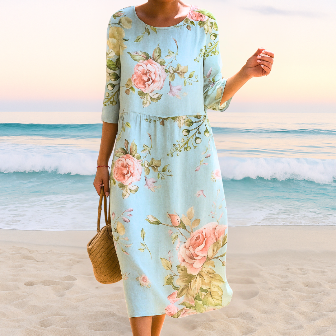 Linnea™ | Comfortabele bloemenjurk