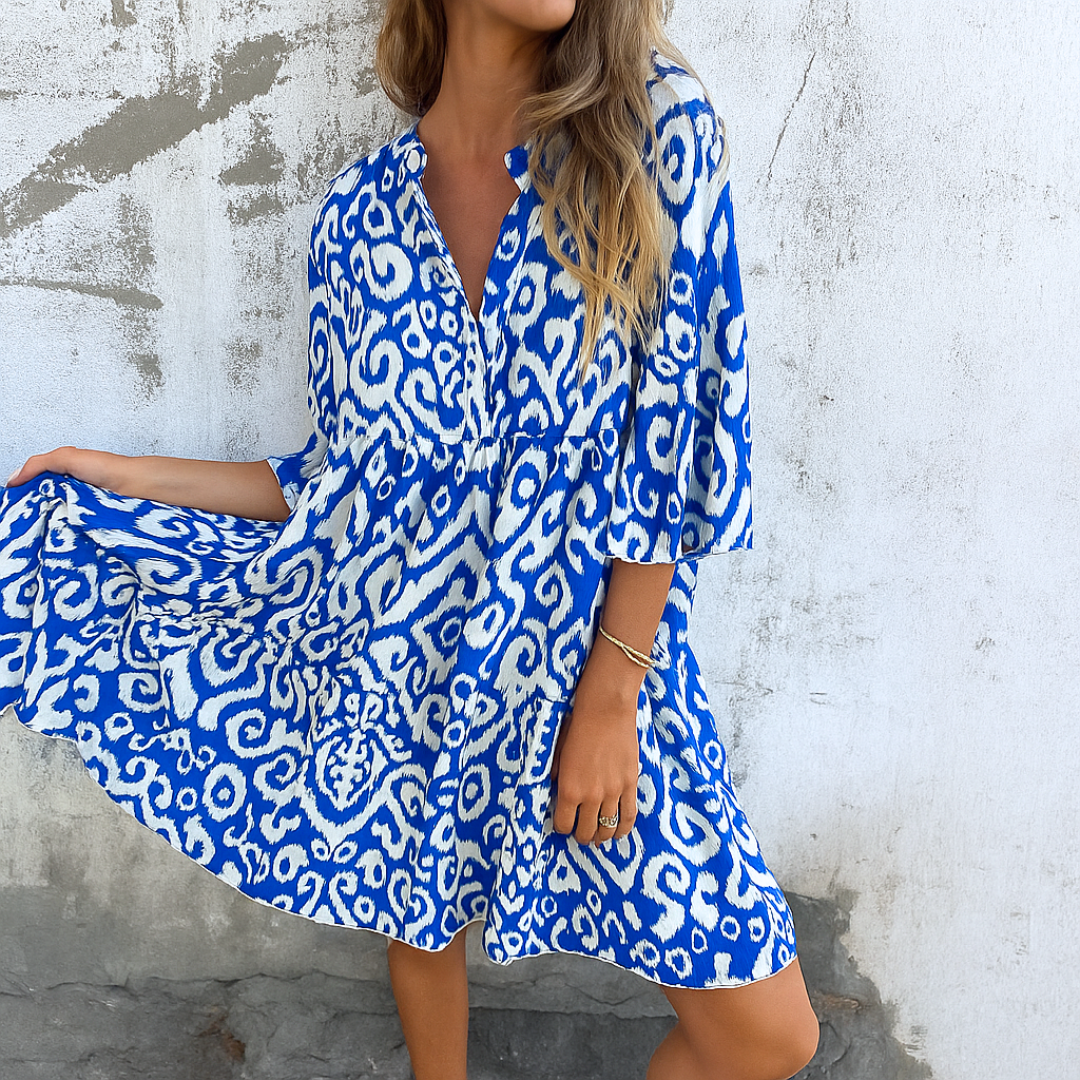 Margriet™ | Elegante jurk met V-hals