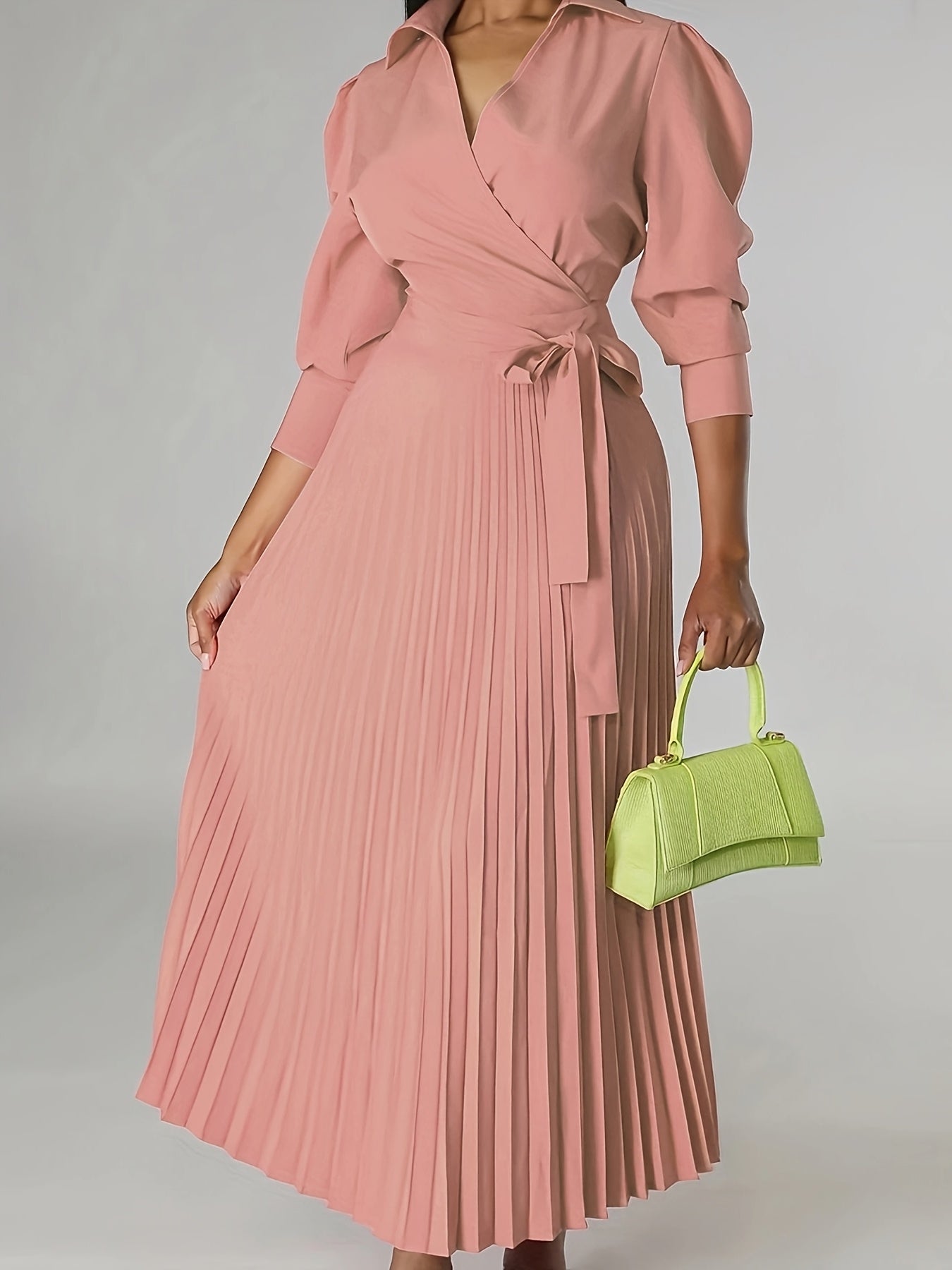 Donna | Pleated Wrap Dress for Women