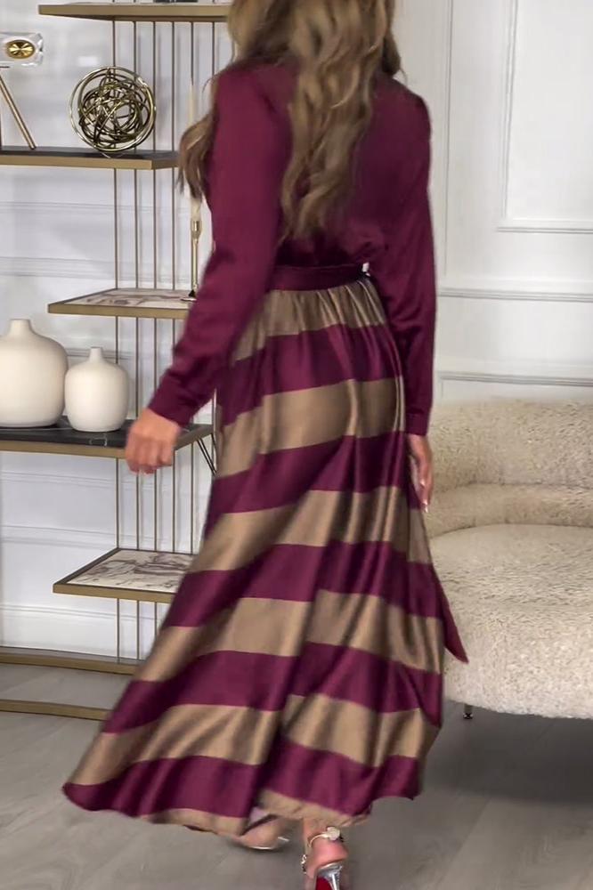Elisa™ | Gestreepte Jurk
