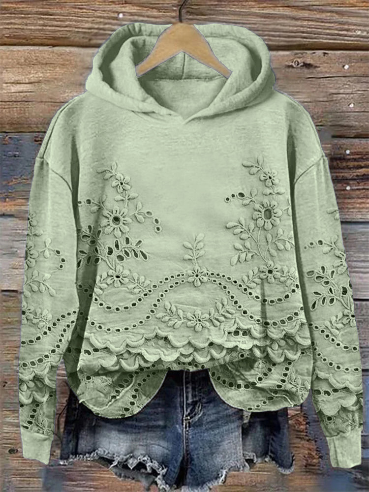 Verity | Relaxed-Fit Casual Embroidered Hoodie