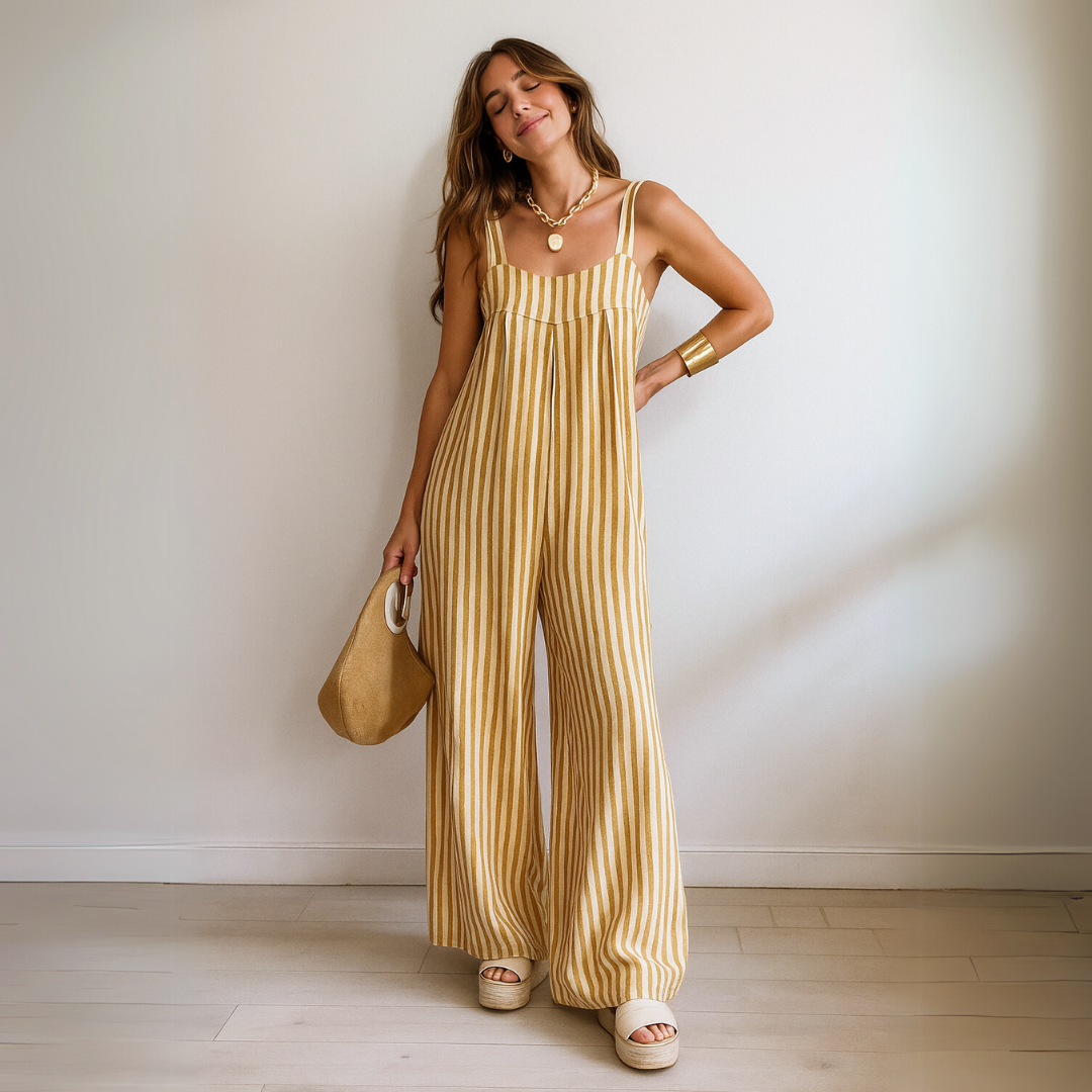 Nicole™ | Casual Gestreepte Jumpsuit