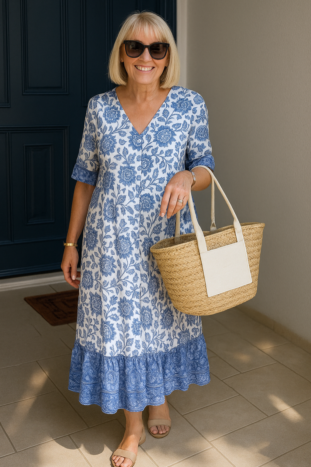 Rita™ | Elegant floral dress