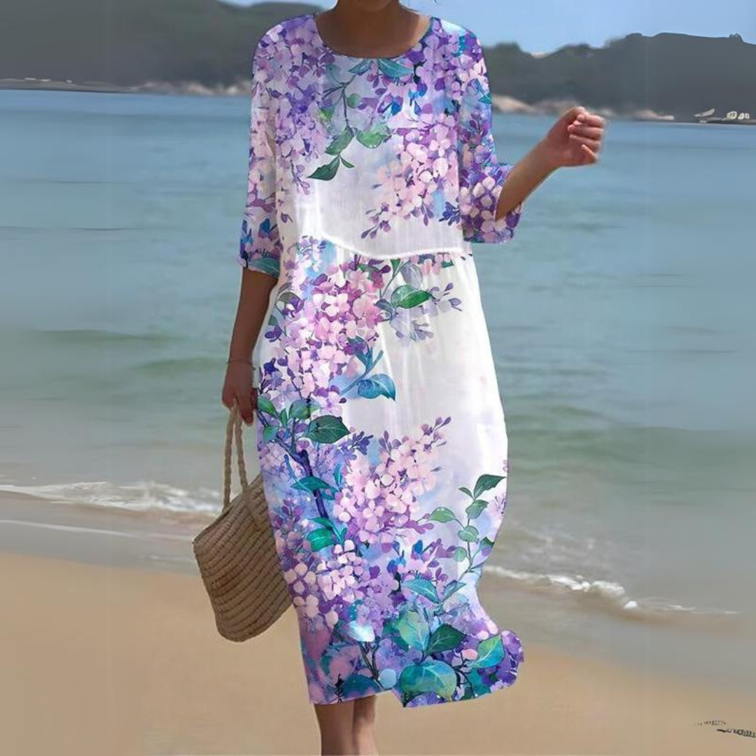 Riley | Elegant Floral Summer Dress