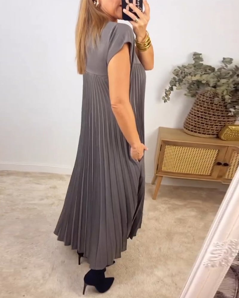 Joyce™ | Elegant Geplooide Jurk