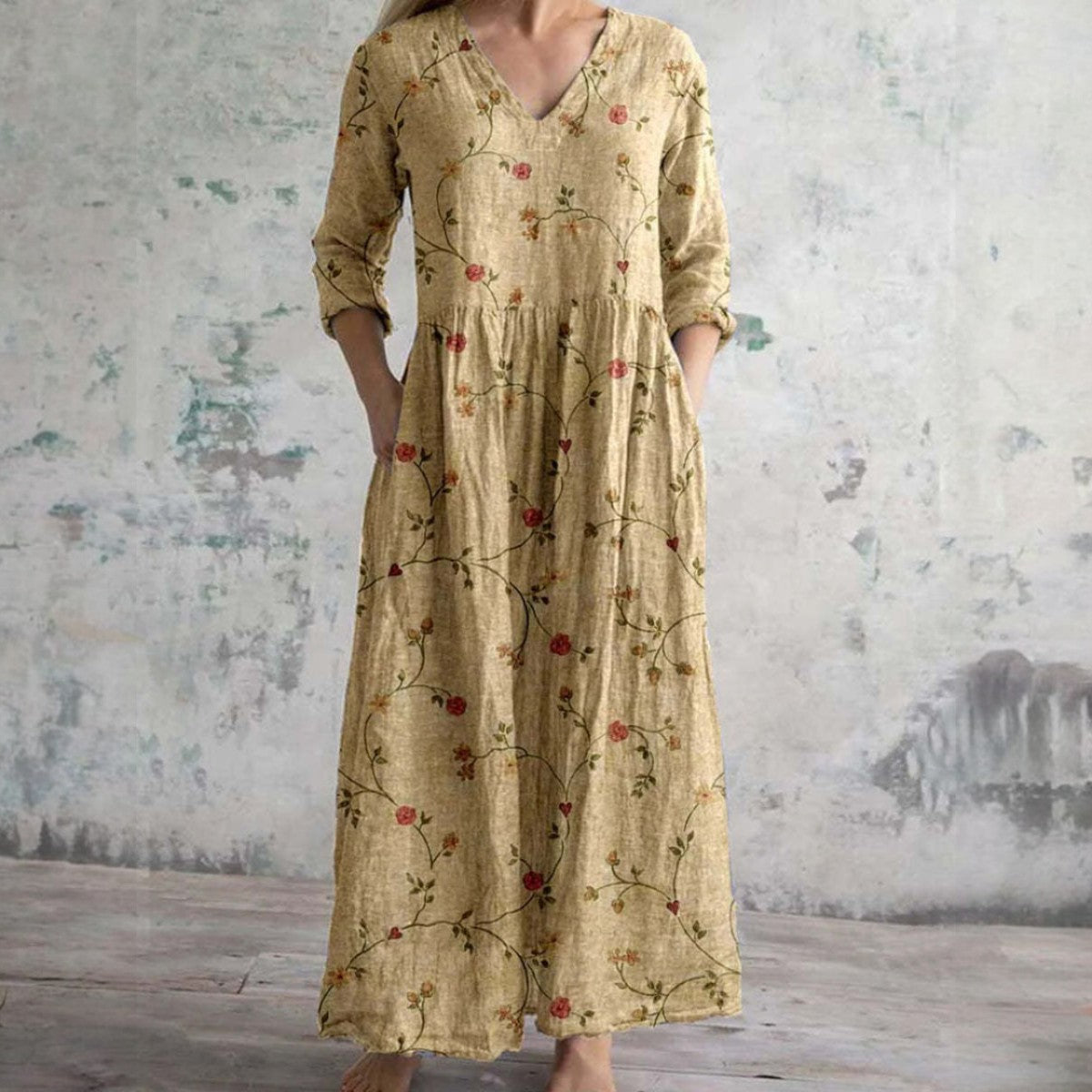 Ineke™ | Elegante bloemen jurk