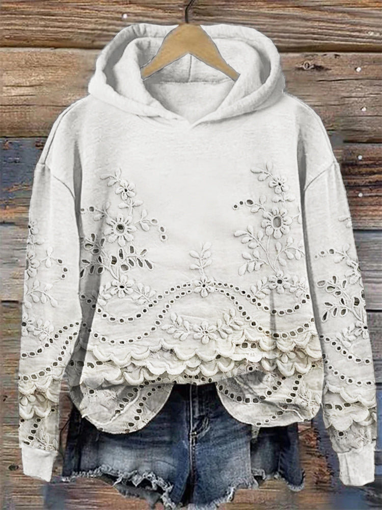 Verity | Relaxed-Fit Casual Embroidered Hoodie