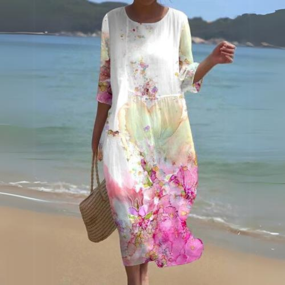 Riley | Elegant Floral Summer Dress