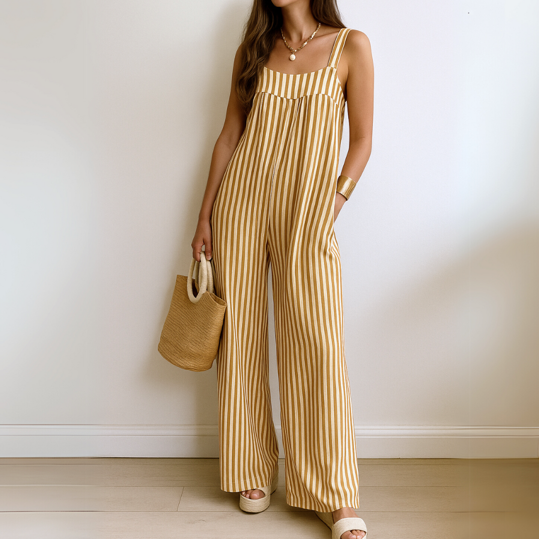 Nicole™ | Casual Gestreepte Jumpsuit