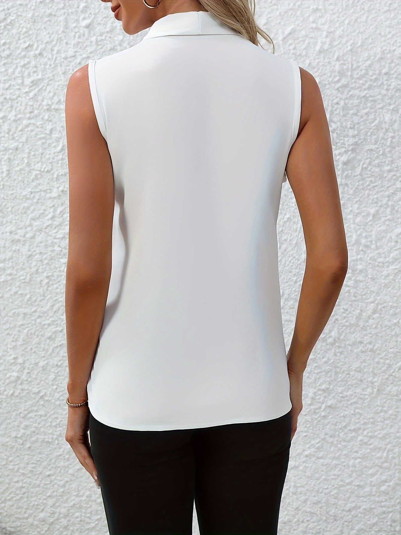 Annabel™ | Mouwloze V-Hals Blouse