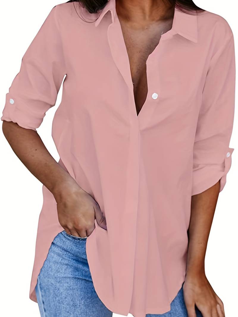 Diana | Stylish Classic Long Sleeve Shirt