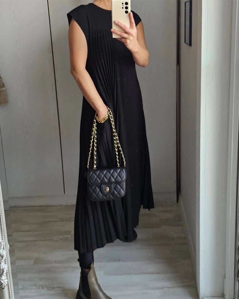 Joyce™ | Elegant Geplooide Jurk