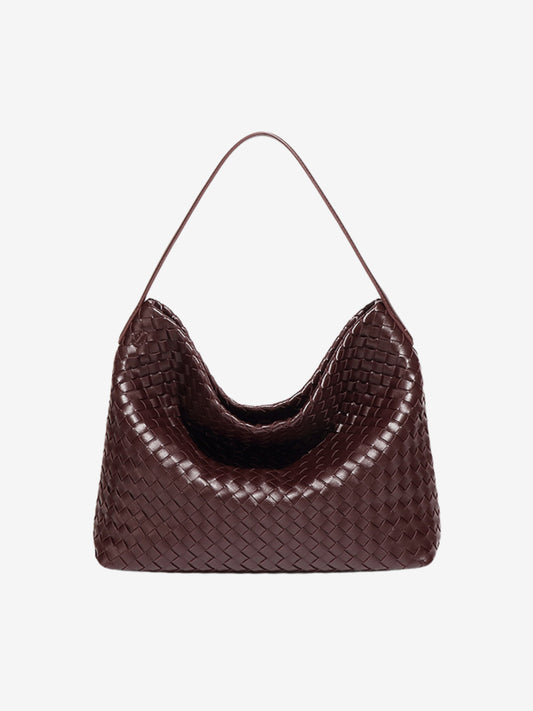 Dakota | Elegant Woven Leather Tote Bag