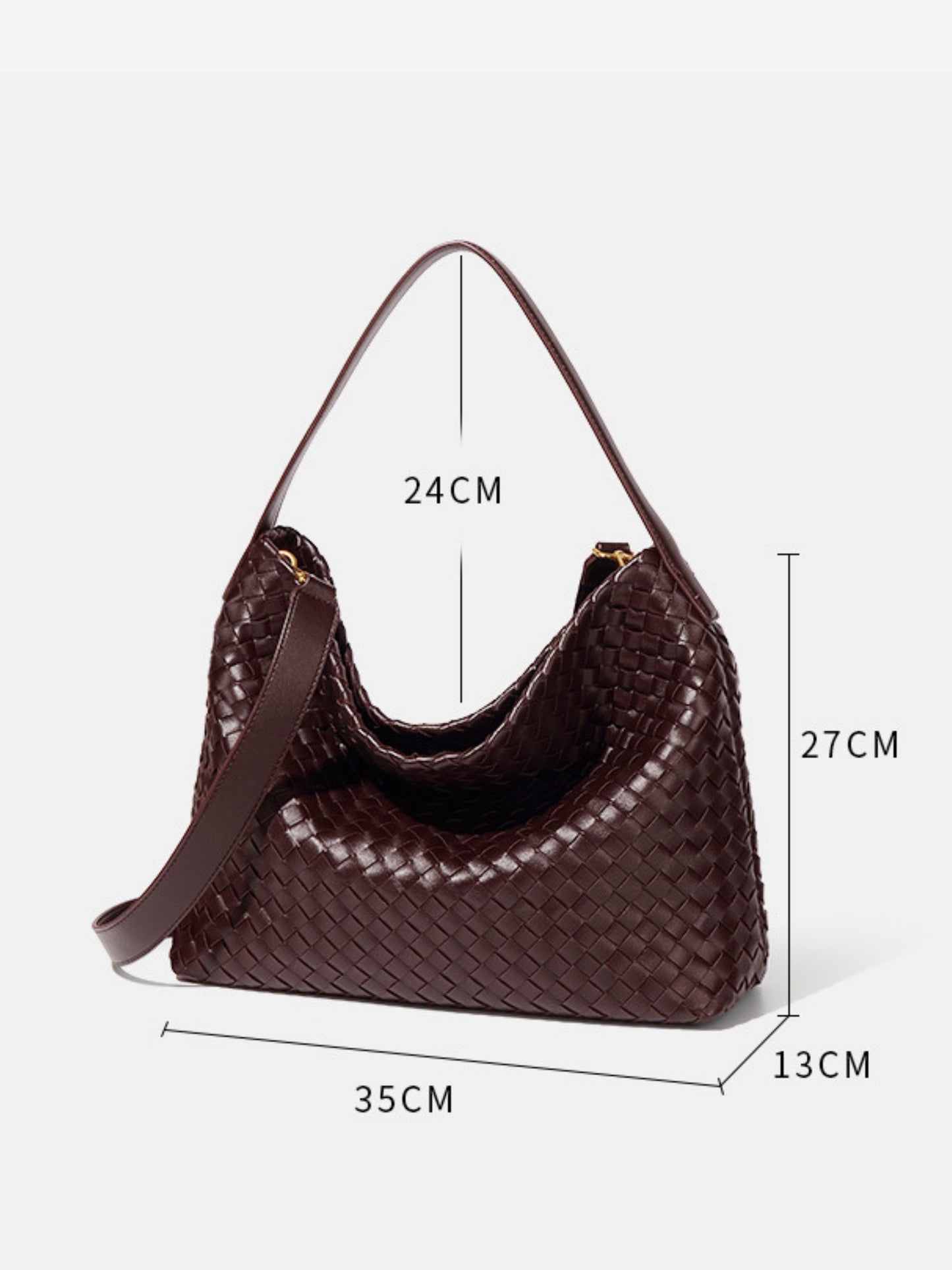 Dakota | Elegant Woven Leather Tote Bag