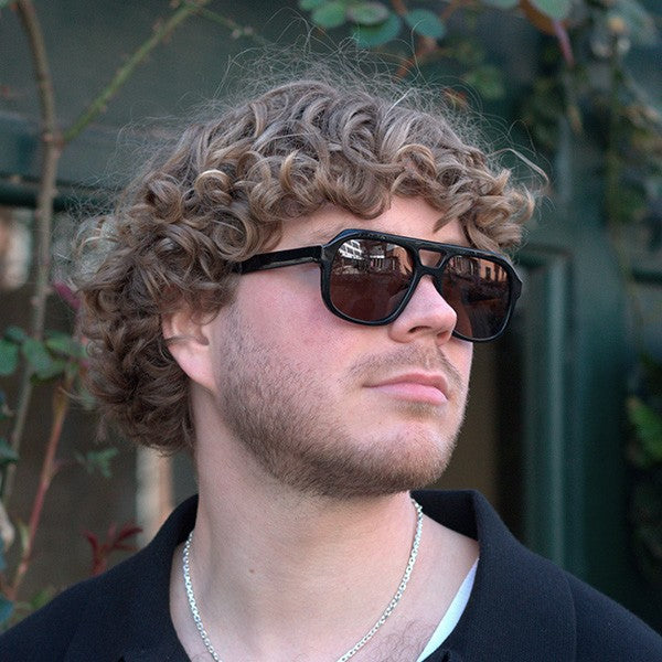 Caldiero Black Brown Lens Solbrille - PREMIUM | MEN