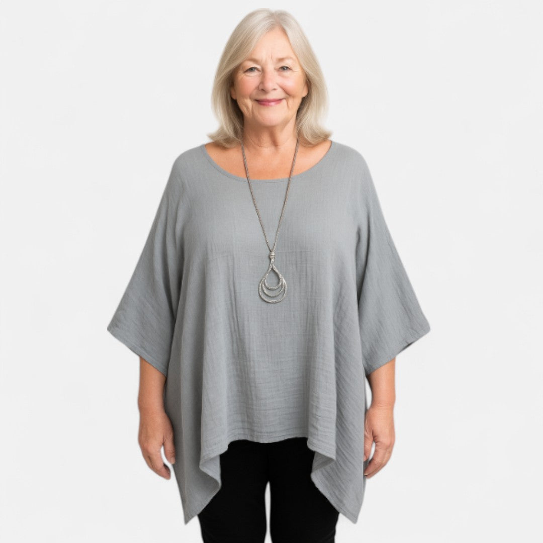 Nina™ | Oversized Cotton Top