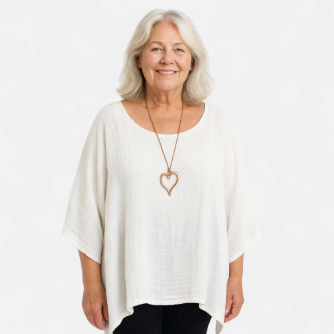 Nina™ | Oversized Cotton Top