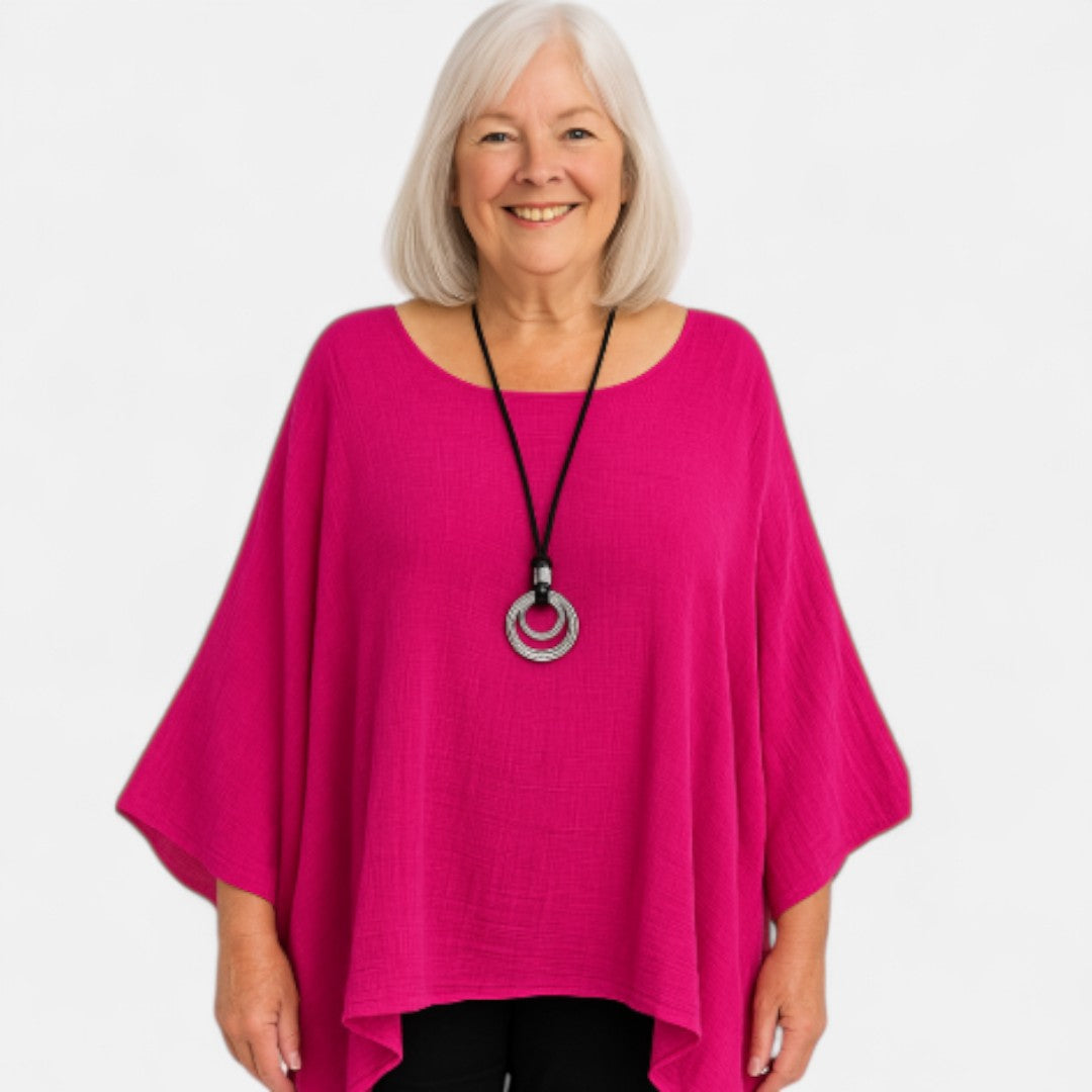 Nina™ | Oversized Cotton Top