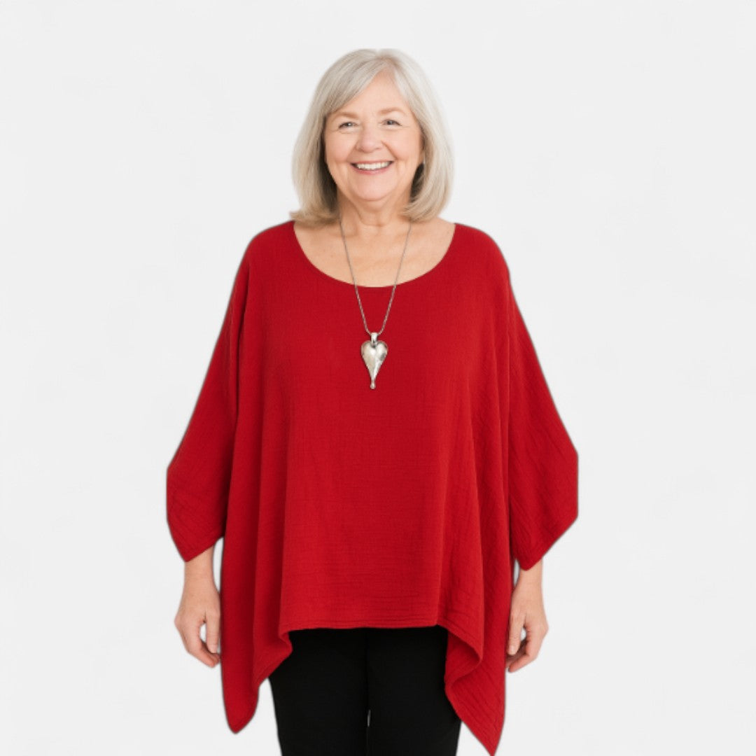 Nina™ | Oversized Cotton Top