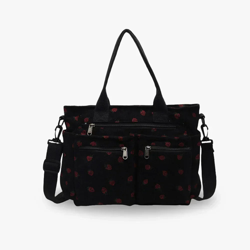 Emma | Chic Strawberry Print Bag