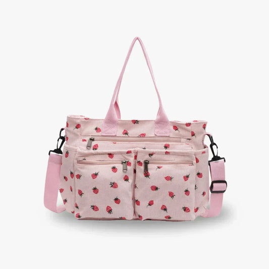 Emma | Chic Strawberry Print Bag