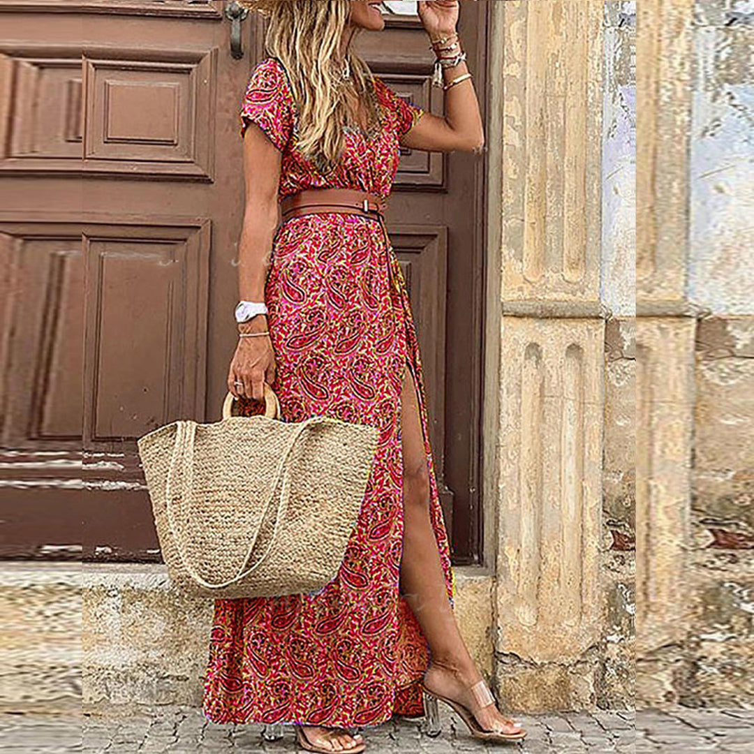 Karin™ | Elegante Ibiza-style jurk - Inclusief riem