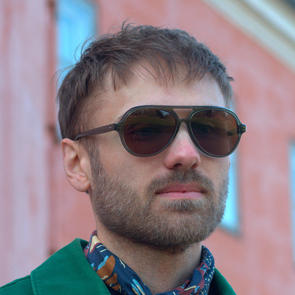 Dego Green Solbrille - PREMIUM | MEN