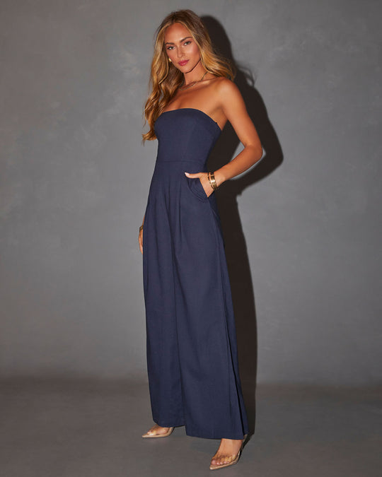 Janneke | Elegante Strapless Jumpsuit