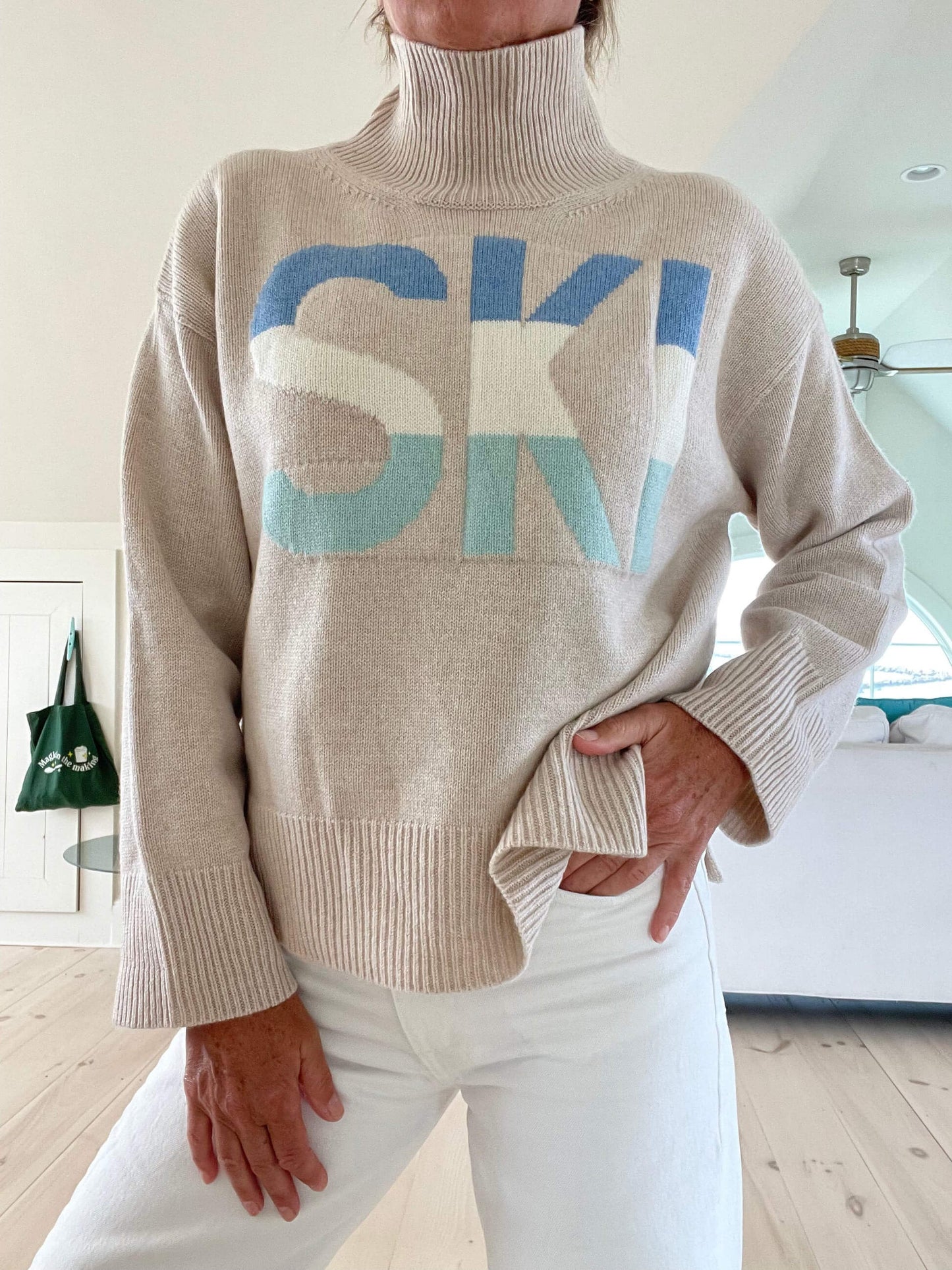 Retro Ski coltrui van kasjmier