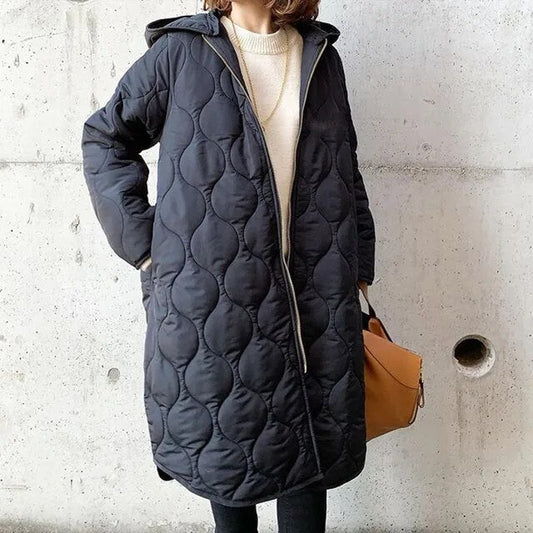 Saskia | Hooded jacket with refined details